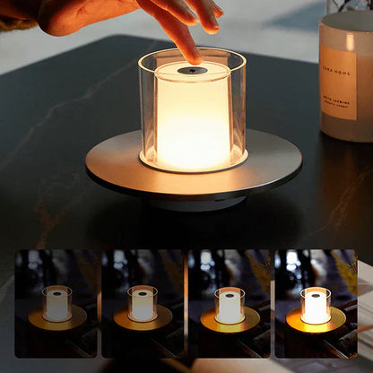 Veska | GlowLuxe Lampa – Stilig LED Bordslampa för Ambient Belysning