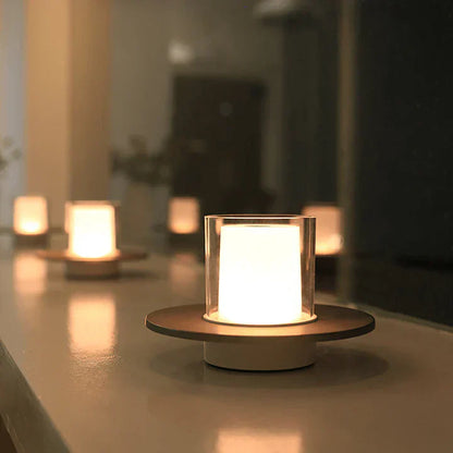 Veska | GlowLuxe Lampa – Stilig LED Bordslampa för Ambient Belysning