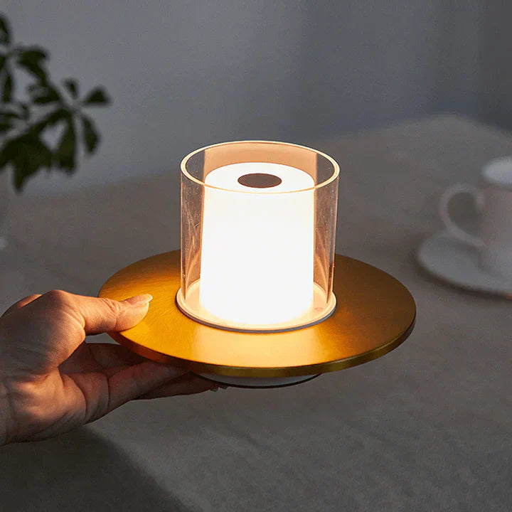 Veska | GlowLuxe Lampa – Stilig LED Bordslampa för Ambient Belysning