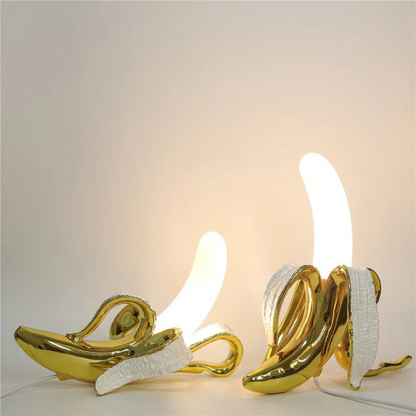 Veska | Golden Banana LED Bordslampa