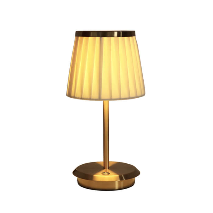 Veska | Golden Dream Drape Bordslampa – Elegans och Flexibilitet