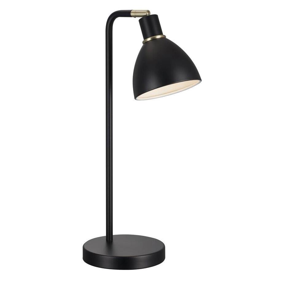 Veska | GrantLuxe Ljusbordslampa - Svart Bordslampa för Lyxig Arbetsmiljö