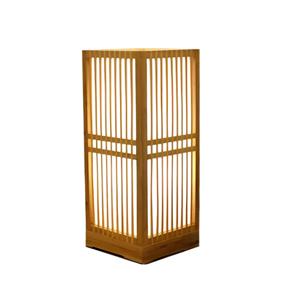 Veska | Japansk LED Bordslampa gjord av Bambu C (17x42cm)