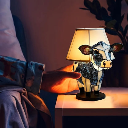 Veska | Kreativ Ko Bordslampa - Ljus Upp Dina Nätter - Unik Design - Avkopplande Atmosfär