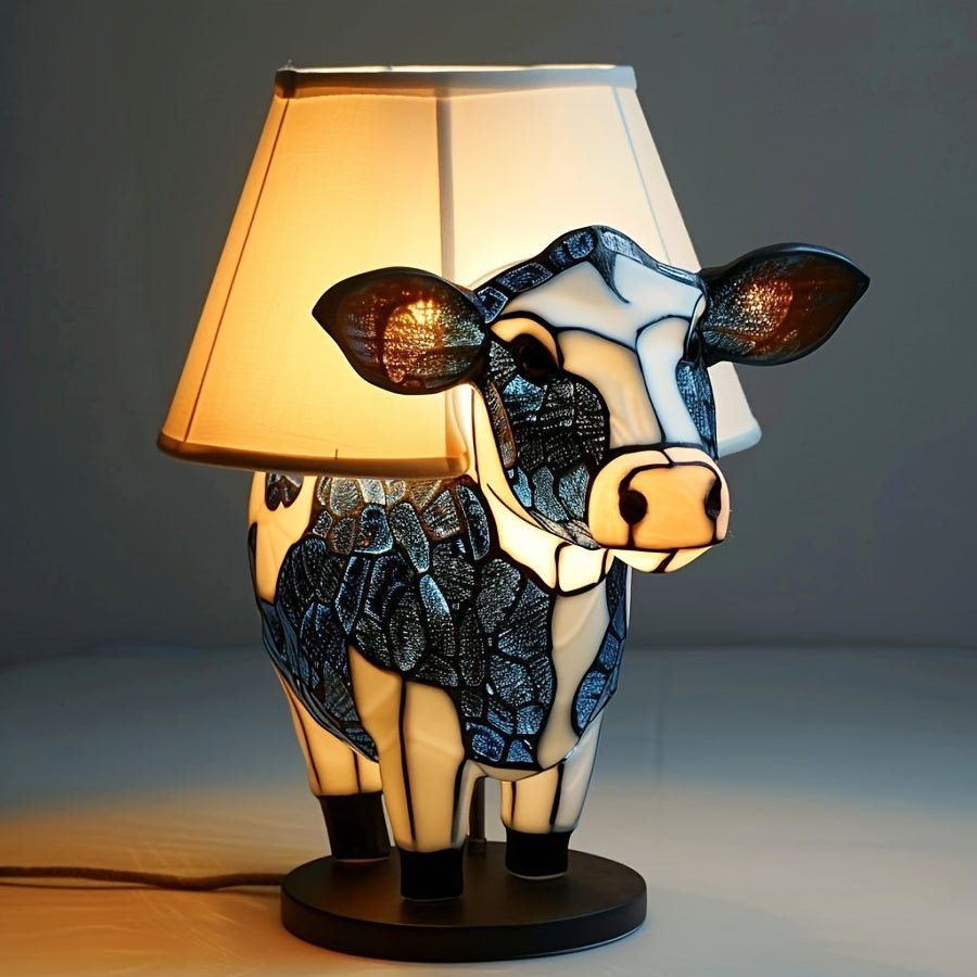 Veska | Kreativ Ko Bordslampa - Ljus Upp Dina Nätter - Unik Design - Avkopplande Atmosfär