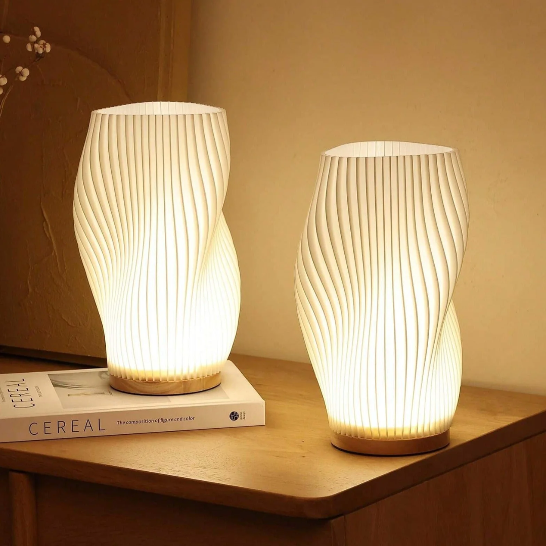 Veska | LED Bordsbelysning Vågig