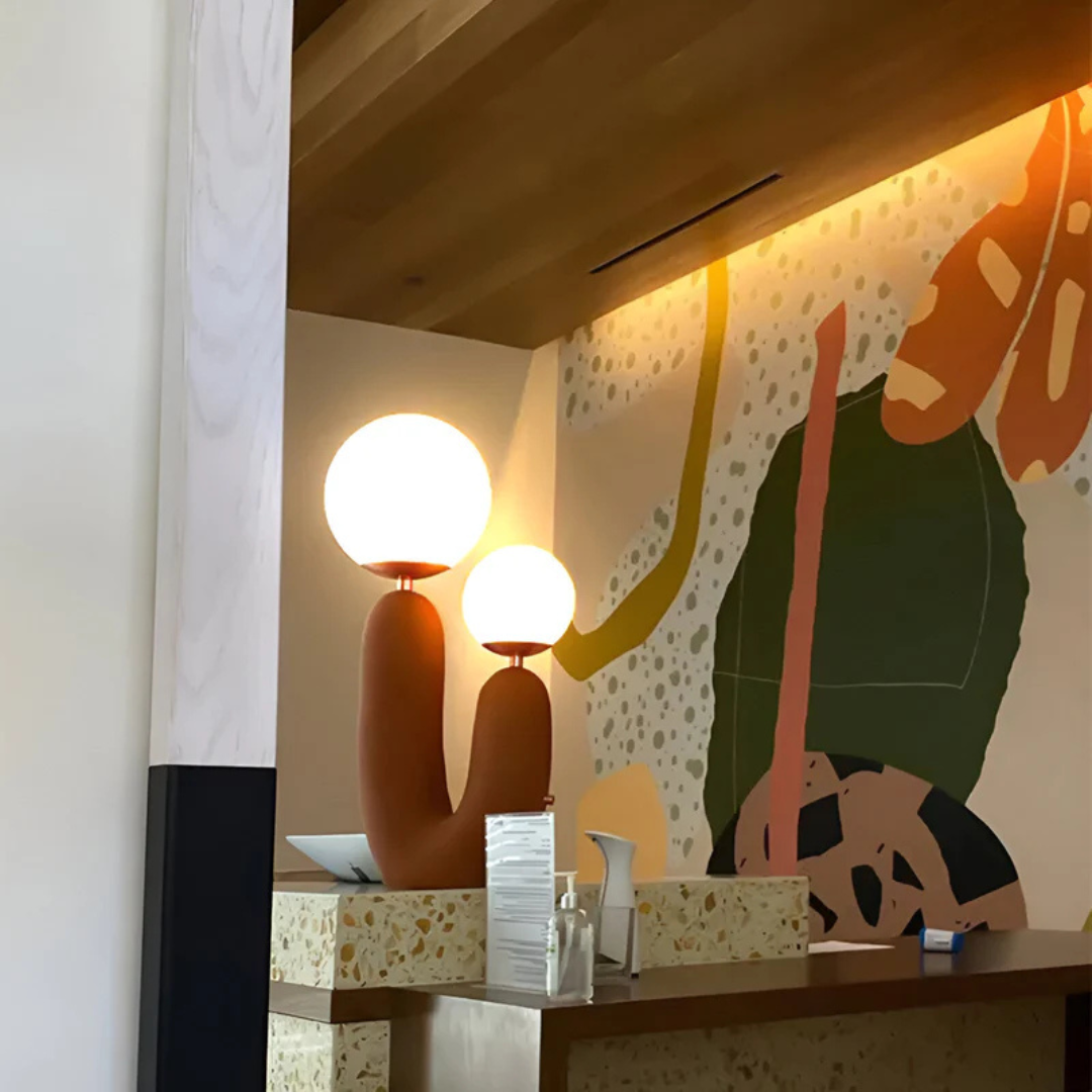 Veska | LED Bordslampa Kaktus
