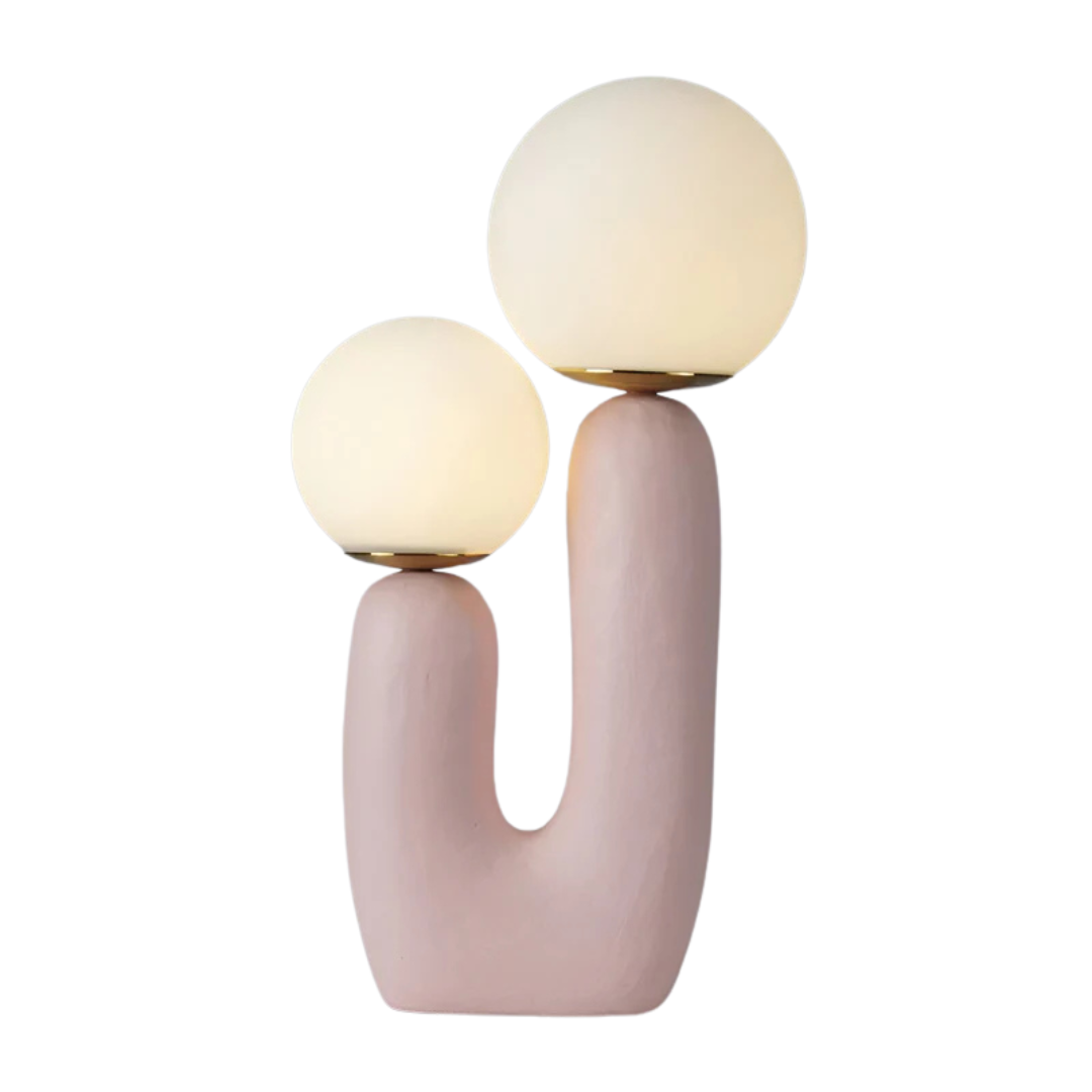 Veska | LED Bordslampa Kaktus Rosa