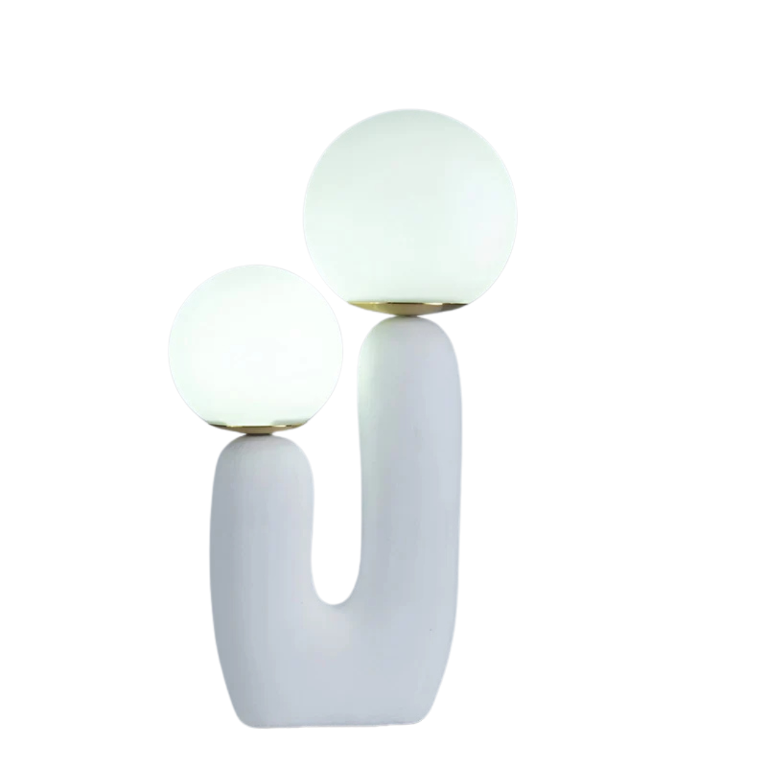 Veska | LED Bordslampa Kaktus Vit