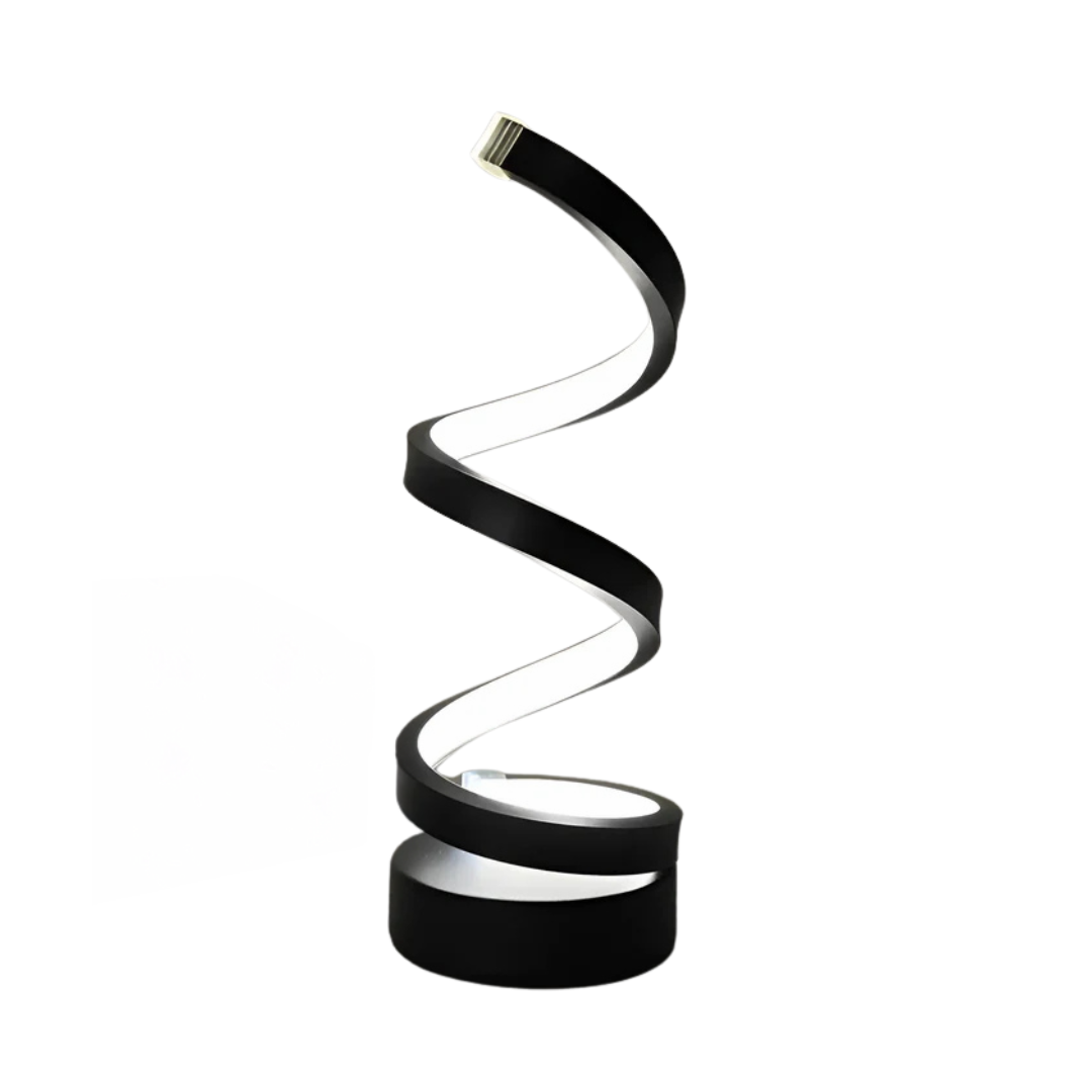 Veska | LED Bordslampa med Spiraldesign