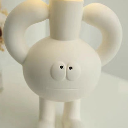 Veska | Lekfull Bordslampa med Glasboll - Glombra
