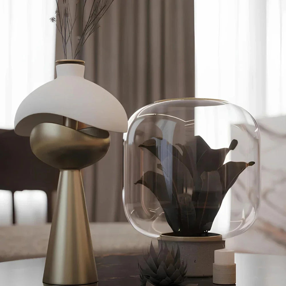 Veska | LumiDome Skulpterad Bordslampa