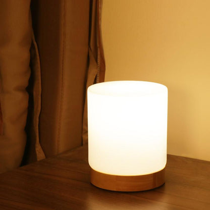 Veska | LumiGlow Raffinerad Glas Bordslampa med Touch-LED