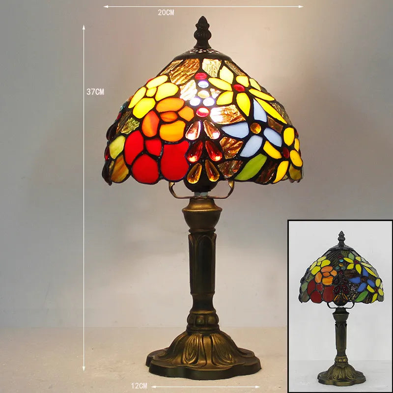 Veska | Luminara Éclat - Tiffany Skrivbordslampa 1
