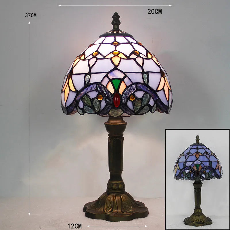 Veska | Luminara Éclat - Tiffany Skrivbordslampa 5