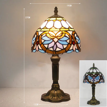 Veska | Luminara Éclat - Tiffany Skrivbordslampa 7