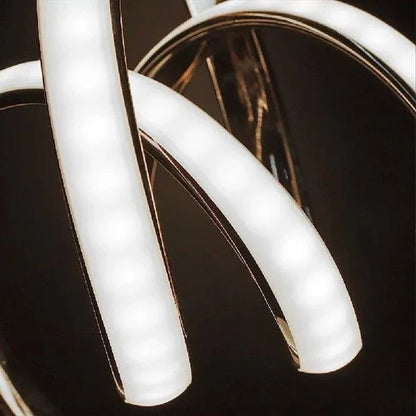 Veska | Luminare - Modern LED Bordslampa med Böjd Design och USB Anslutning