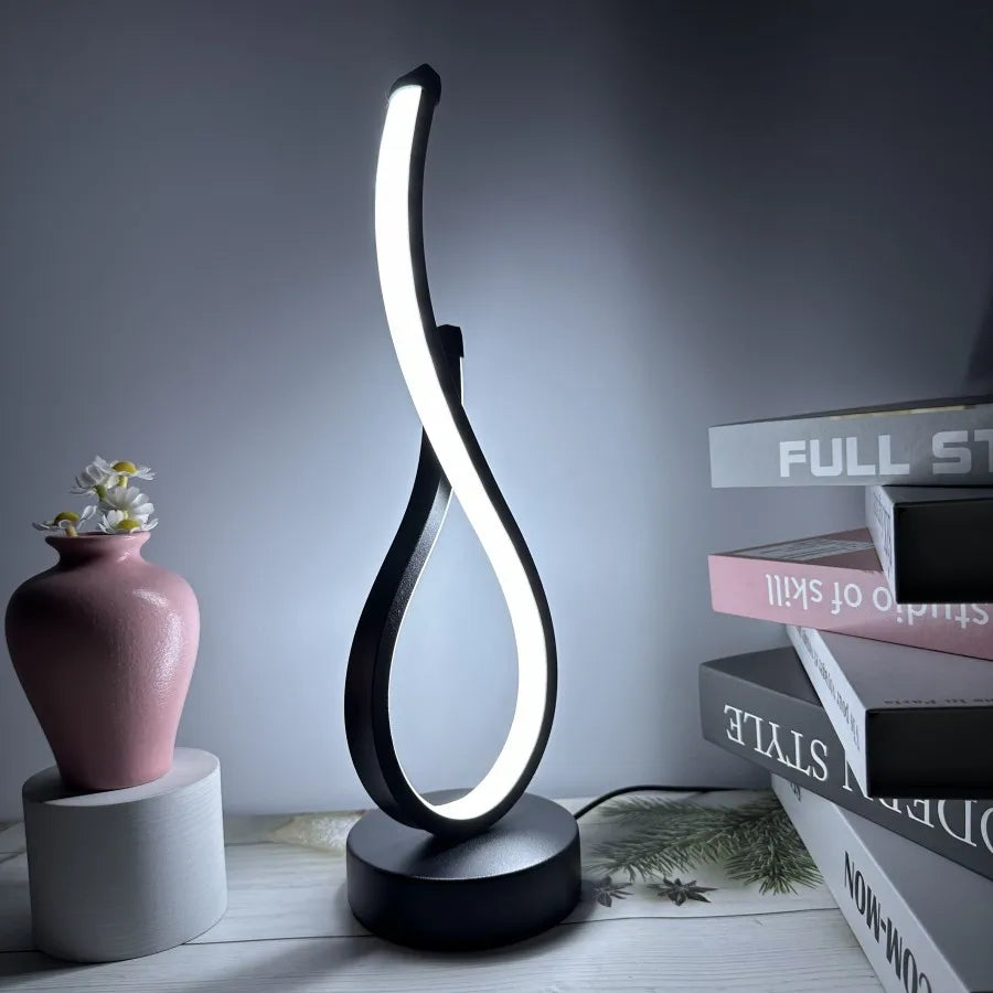 Veska | Lumoara LED Bordslampa | Dimbara | 3 Ljusfärger | Modern Design