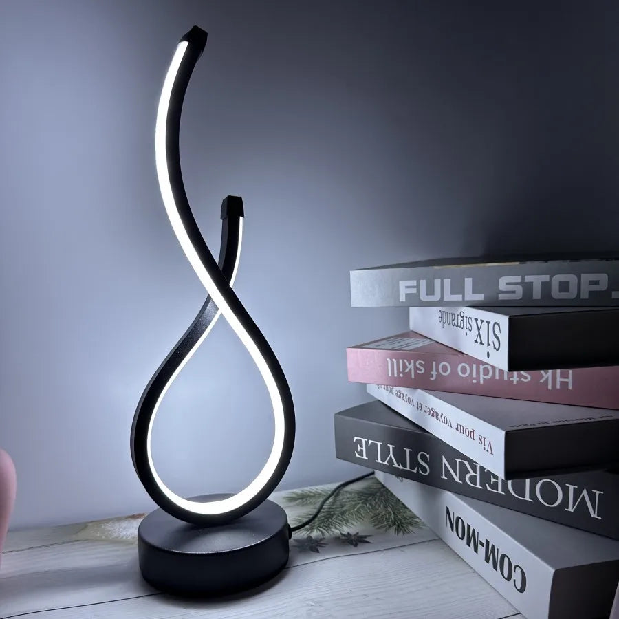 Veska | Lumoara LED Bordslampa | Dimbara | 3 Ljusfärger | Modern Design