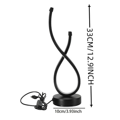 Veska | Lumoara LED Bordslampa | Dimbara | 3 Ljusfärger | Modern Design