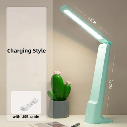 Veska | Lumora LED Bordslampa | Dimbar & Touchkontroll | 3 Ljusfärger | Batteri 20h | Vit/Rosa/Blå Grön butik