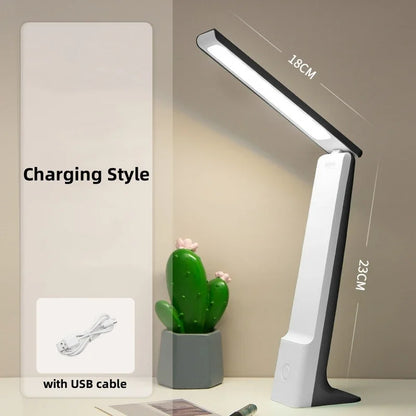Veska | Lumora LED Bordslampa | Dimbar & Touchkontroll | 3 Ljusfärger | Batteri 20h | Vit/Rosa/Blå Svart butik