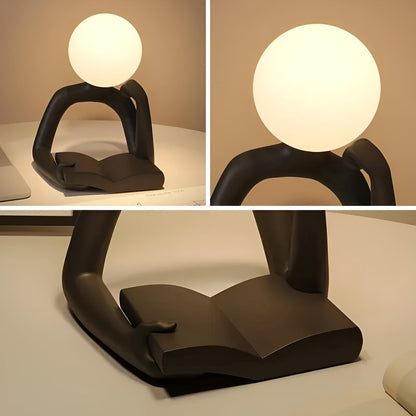 Veska | LuxLume Raffinerad Designer Bordslampa – Modern Konst med Atmosfärisk Belysning
