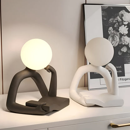 Veska | LuxLume Raffinerad Designer Bordslampa – Modern Konst med Atmosfärisk Belysning