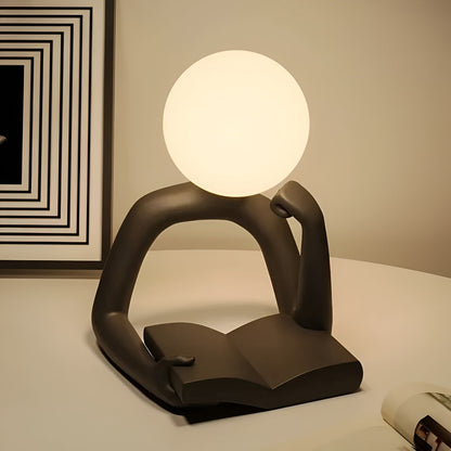 Veska | LuxLume Raffinerad Designer Bordslampa – Modern Konst med Atmosfärisk Belysning