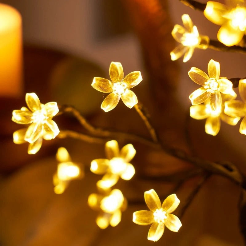 Veska | Magisk LED Bords Lampe - Körsbärsblomma för Förtrollande Interiörer