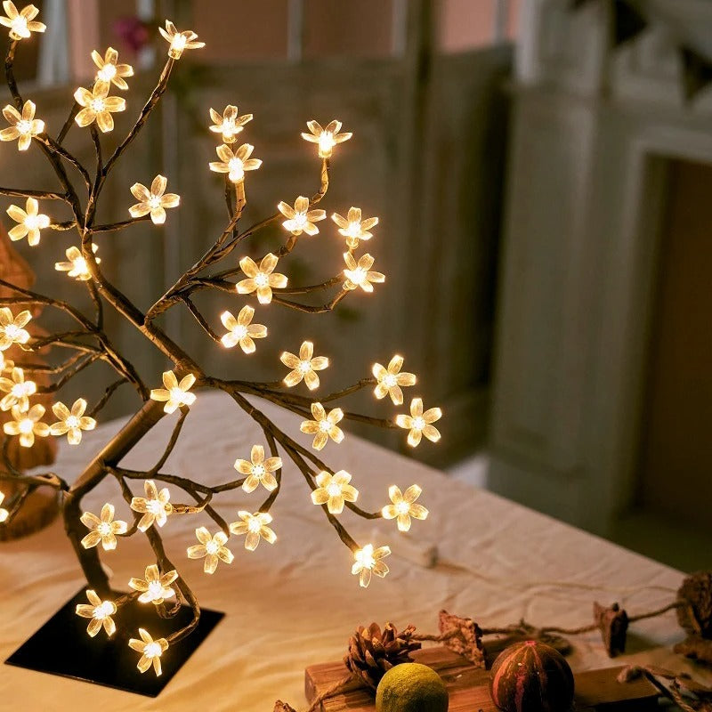 Veska | Magisk LED Bords Lampe - Körsbärsblomma för Förtrollande Interiörer