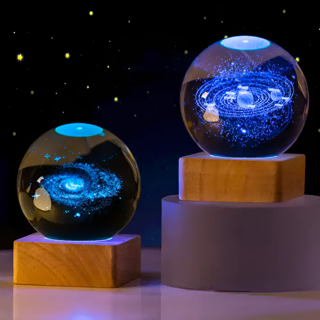 Veska | Magisk LED Galaxy Bordslampa Solsystem