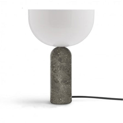 Veska | MarbleLuxe Lampa - Lyxig Marmor Bordslampa med Gyldna Accenter Grön