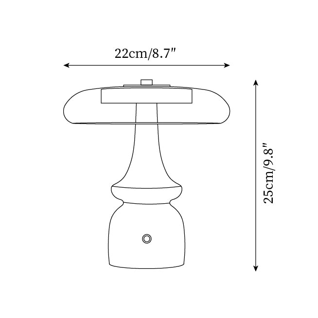 Veska | Modern Bordslampa Minimalistisk Design Stämningsbelysning