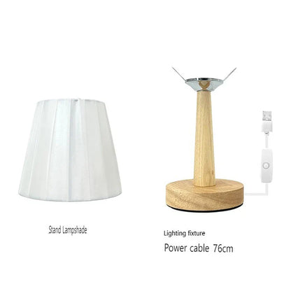Veska | Modern Dimmable LED Bordslampa - för Sovrum och Vardagsrum