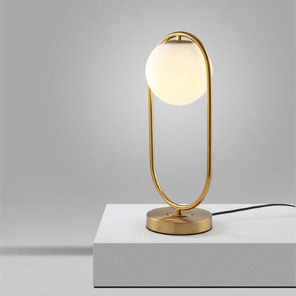 Veska | Modern Glasboll Bordslampa