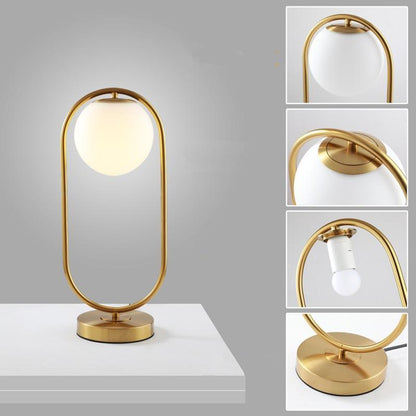 Veska | Modern Glasboll Bordslampa