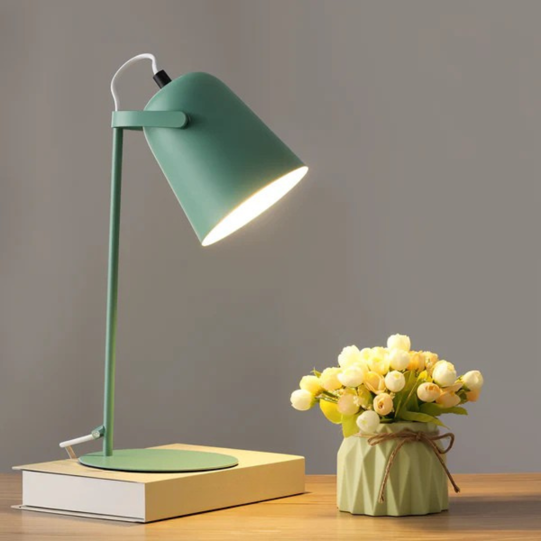 Veska | Modern LED Bordslampa | Skrivbordslampa För Hemmet Grön