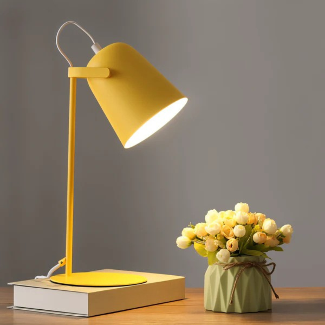 Veska | Modern LED Bordslampa | Skrivbordslampa För Hemmet Gul
