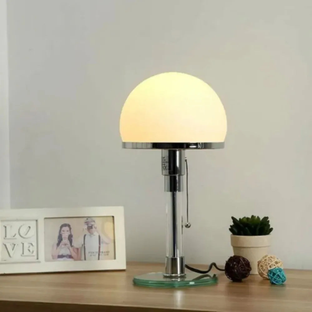 Veska | Modern Minimalistisk Glas LED Bordsbelysning för Hemdekoration