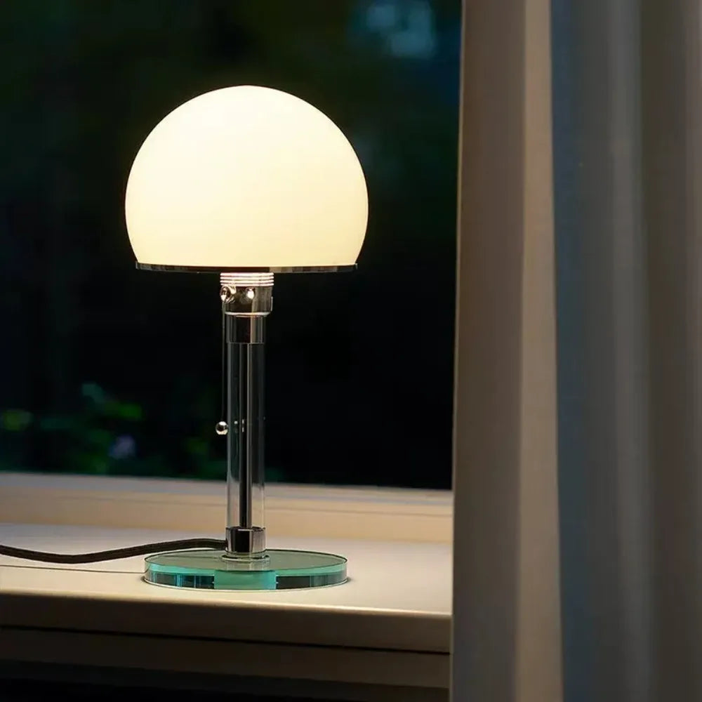 Veska | Modern Minimalistisk Glas LED Bordsbelysning för Hemdekoration