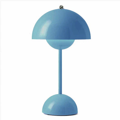 Veska | Modern Nordisk Bordlamp Lyxig Design Ljusblå