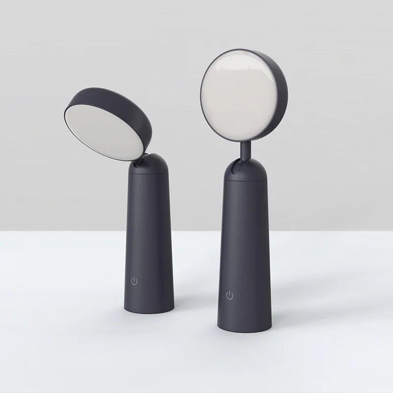 Veska | Modern svart bordslampa med gyllene accenter – Lyxig LED-belysning