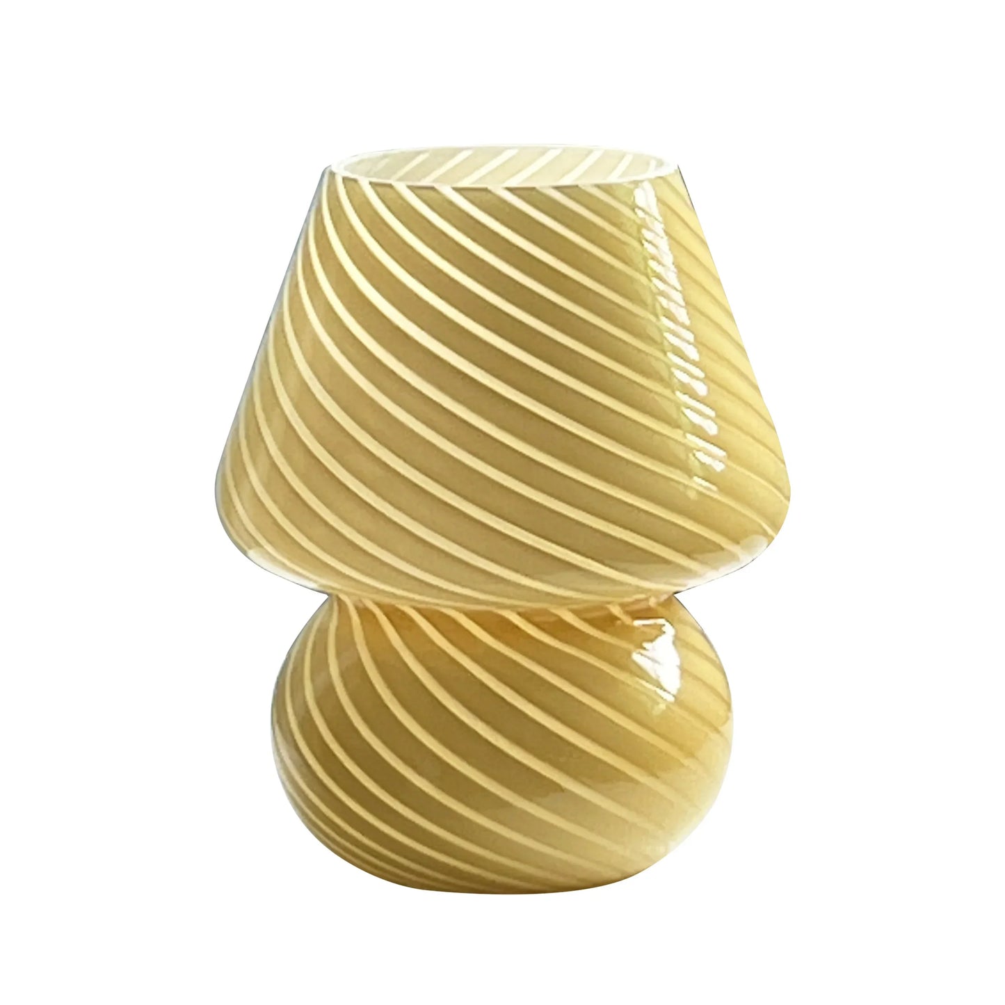 Veska | Murano Bordslampa - Unik Glas Svamp Lampa för Magisk Atmosfär