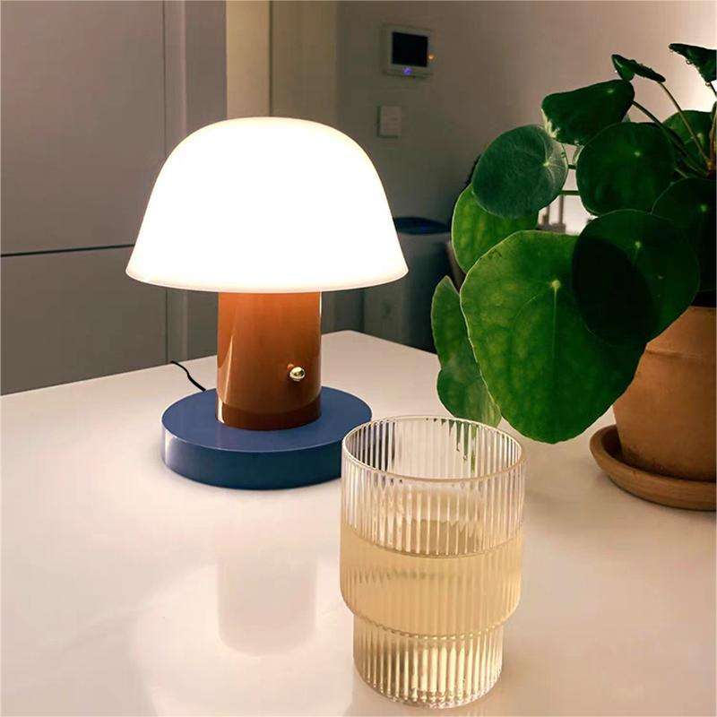 Veska | NatureGlow Lampa - Modern Svamp Bordslampa