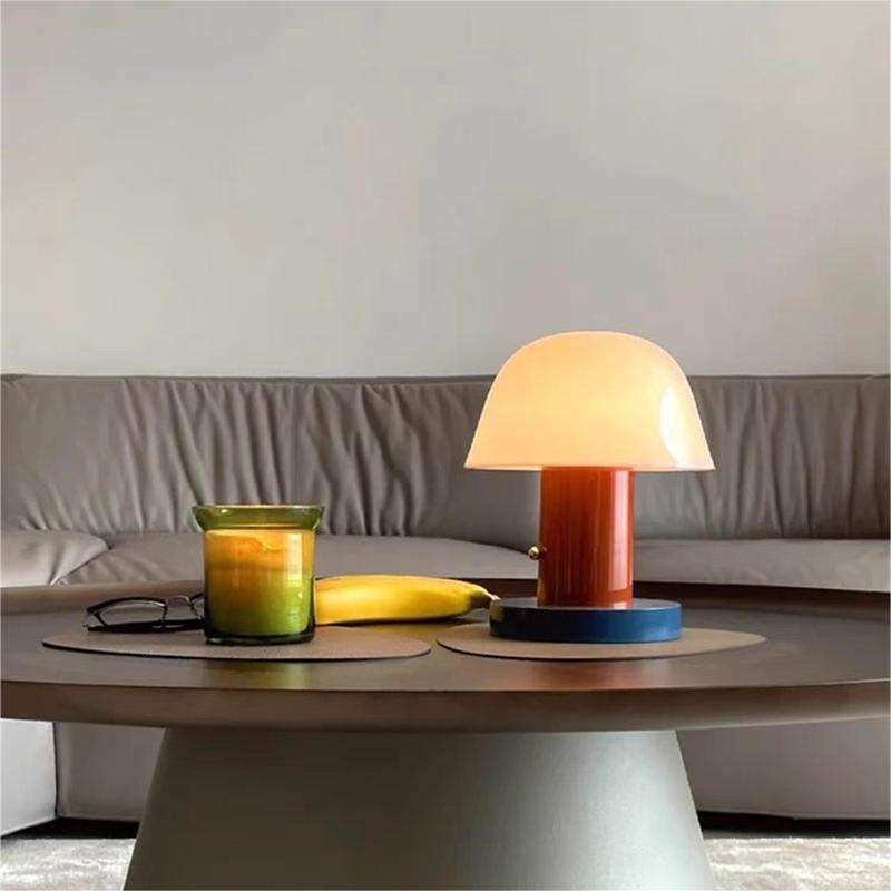 Veska | NatureGlow Lampa - Modern Svamp Bordslampa