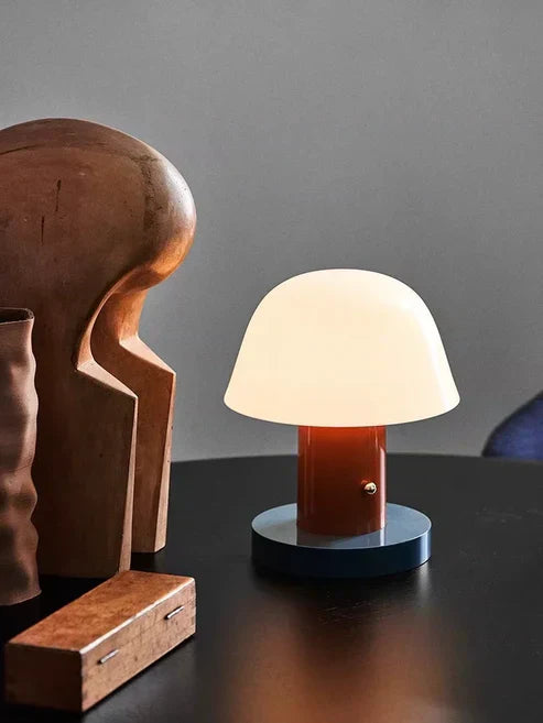 Veska | NatureGlow Lampa - Modern Svamp Bordslampa