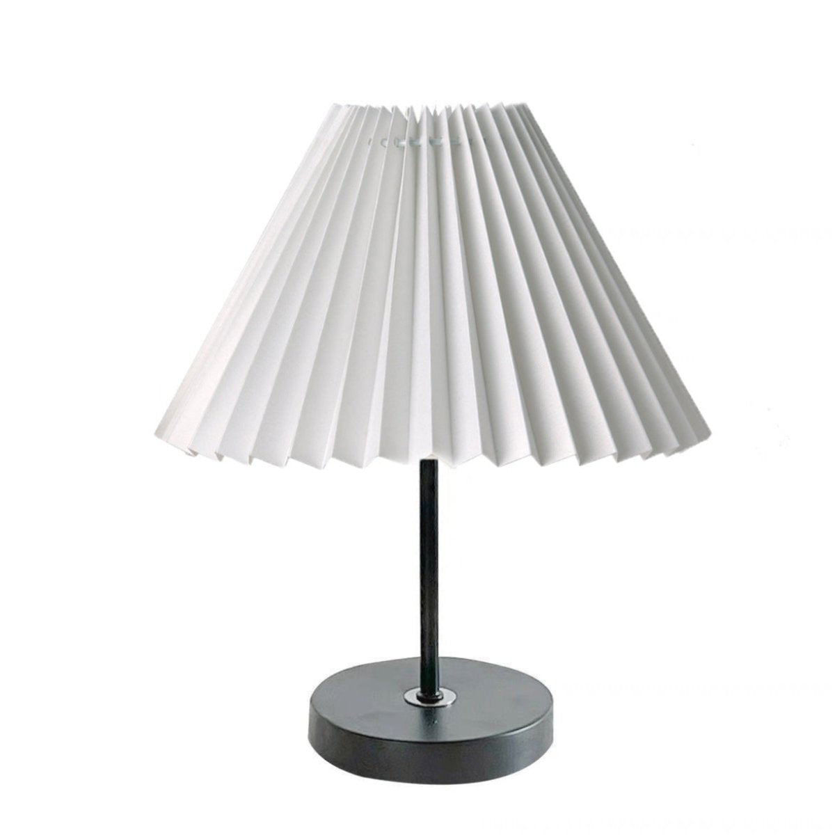Veska | Pleatique Bordslampa Svart Vit