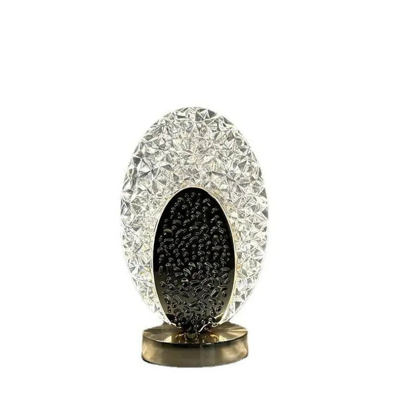 Veska | Plumalux Bordslampa Påfågel Design | Sladdlös & USB-laddbar | Dimbar LED-lampa | 22×13.5 cm | ABS-hölje