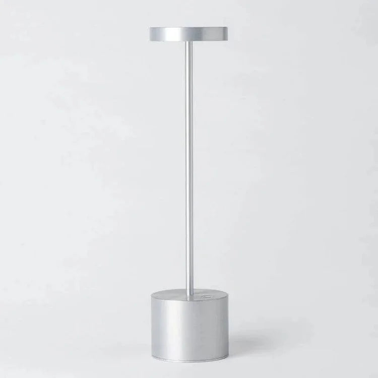 Veska | Qandlelight - Trådlös uppladdningsbar bordslampa Silversilver